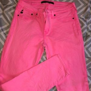 Big Star Hot Pink skinny ankle jeans size 30